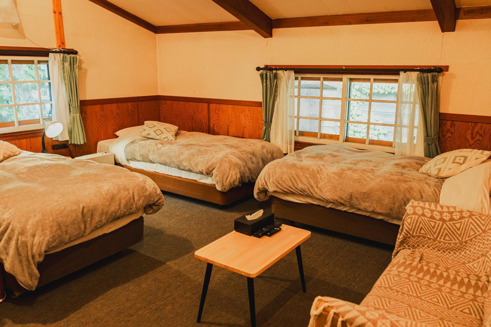 Hakuba Pension & Log Hotel Meteor Buitenkant foto